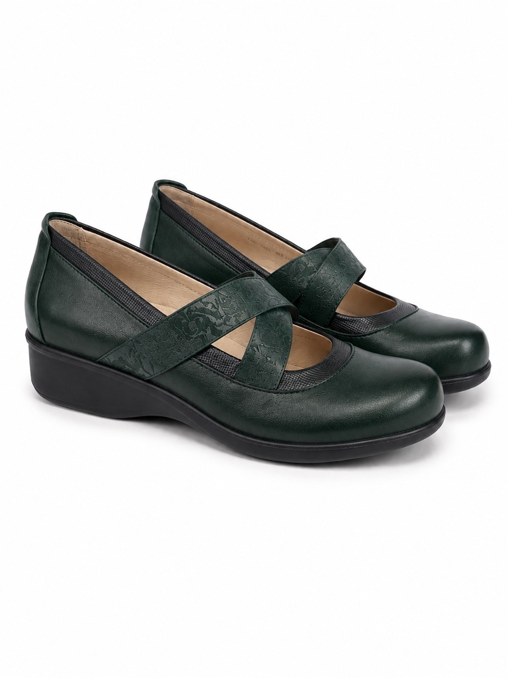 Dromedaris Women's Rita Slip On Shoes Womens Size 40 9.5 Green Mary Jane Comfort